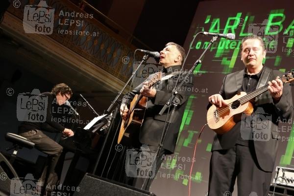 13.03.2014 |  Wiener Konzerthaus |  Werbepreis VÖZ, <br>im Bild:<br> Karl Bartos u. Band