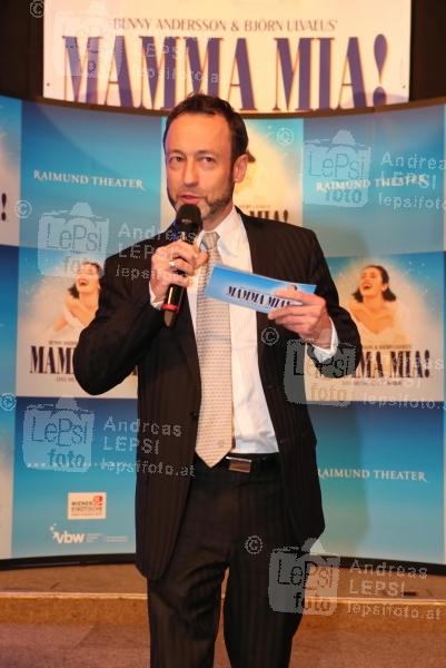 19.03.2014 |  Raimund Theater |  VBW - Musical, Gala-Premierefeier im Wiener Rathaus, <br>im Bild:<br> Intendant Christian Struppeck
