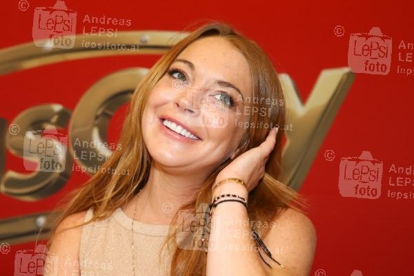 26.07.2014 |  PlusCity Linz |  Traditionelles Society u. Gesellschafts-Event im Paschinger Einkaufs-Tempel PLUSCITY/ PR - Robin Consult<br>Im Bild:<br> Lindsay Lohan