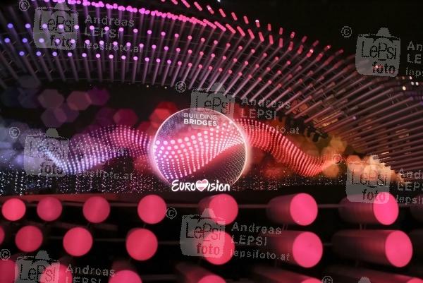 22.05.2015 |  Wiener Stadthalle |  veranstaltet v. EBU, ORF u. Stadt Wien<br>im Bild:<br> Eurovision Song Contest-B&uuml;hne