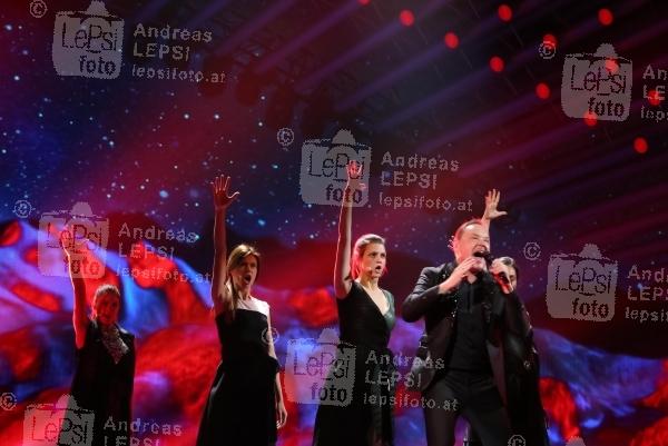 22.05.2015 |  Wiener Stadthalle |  veranstaltet v. EBU, ORF u. Stadt Wien<br>im Bild:<br> Knez, Adio, Montenegro -a. d. Eurovision Song Contest-B&uuml;hne
