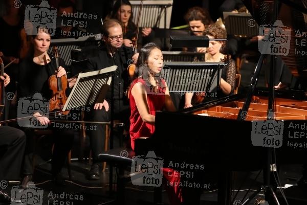 27.11.2015 |  Schlosstheater Schönbrunn |  Finale mit dem Wiener Kammerorchester <br>im Bild:<br> Soo Jin Cha -Finalistin, im Bewerb