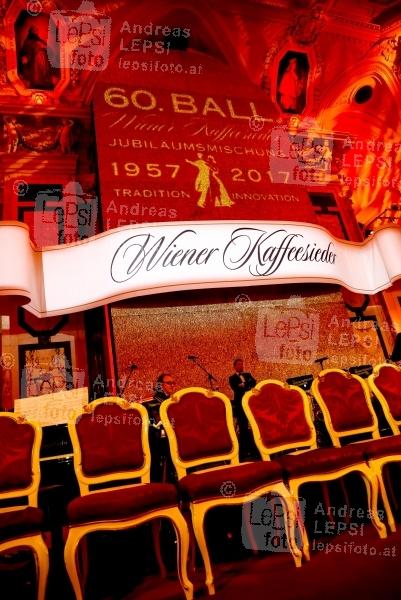 17.02.2017 |  Wiener Hofburg |  BALL-Event d. Klub der Wiener Kaffeehausbesitzer<br>im Bild:<br> Promo -im Festsaal