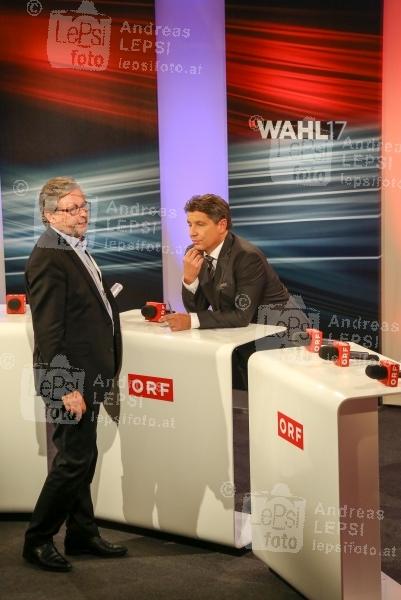 15.10.2017 |  Wiener Hofburg | Nationalratswahl 2017 in &Ouml;sterreich<br>im Bild:<br>Alexander Wrabetz, Hans B&uuml;rger