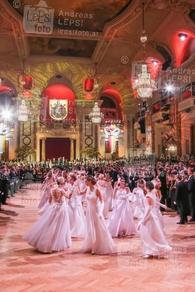 12.02.2018 |  Wiener Hofburg |  der größte Maskenball der Stadt<br>im Bild:<br> Eröffnung, Übersicht, Stimmung