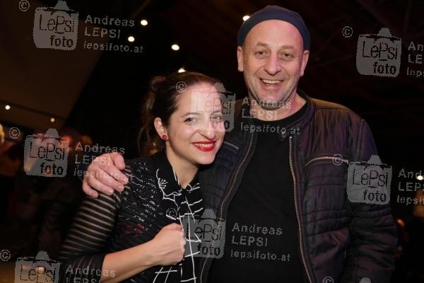 26.11.2018 |  Globe Wien |  Verleihungs-Gala<br>im Bild:<br> Caro Athanasiadis, Alf Poier,
