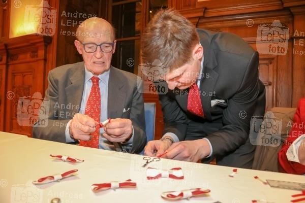 160 Jahre M.Maurer 25.01.2024 | Palais Niederösterreich | Das Wiener Traditionsunternehmen M.Maurer feiert Jubiläum<br>im Bild:<br> Konrad Maurer -M.Maurer, Albert Maurer -M.Maurer,