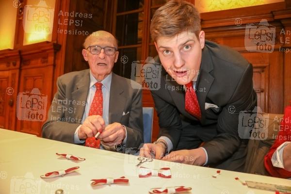 160 Jahre M.Maurer 25.01.2024 | Palais Niederösterreich | Das Wiener Traditionsunternehmen M.Maurer feiert Jubiläum<br>im Bild:<br> Konrad Maurer -M.Maurer, Albert Maurer -M.Maurer,