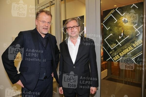 DAS RADIKAL BÖSE 15.01.2014 | Urania Kino | Film Premiere -filmladen <br>im Bild:<br> Stefan Ruzowitzky – Regisseur, Alexander Wrabetz