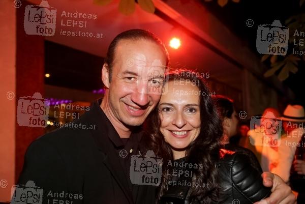 06.05.2014 |  Wiener Volkstheater |  Verleihung von IFPI Austria u. Stargate Group GmbH<br>Im Bild:<br> Michael Seida -mit Gattin Ulli Rupprecht