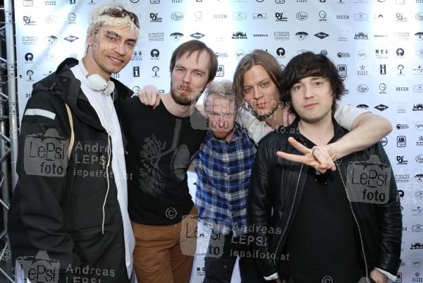 06.05.2014 |  Glacis Beisl | veranstaltet v. Universal Music Austria<br>im Bild:<br>Mando Diao