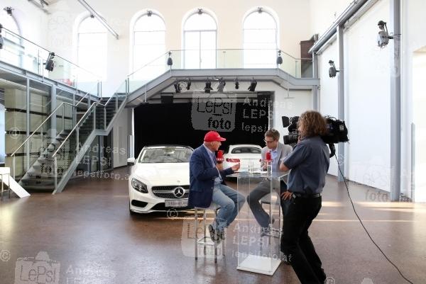 12.06.2014 |  MetaStadt |  veranstaltet von Mercedes-Benz &Ouml;sterreich | PR - Robin Consult.at <br>Im Bild:<br> Niki Lauda, ORF Sport