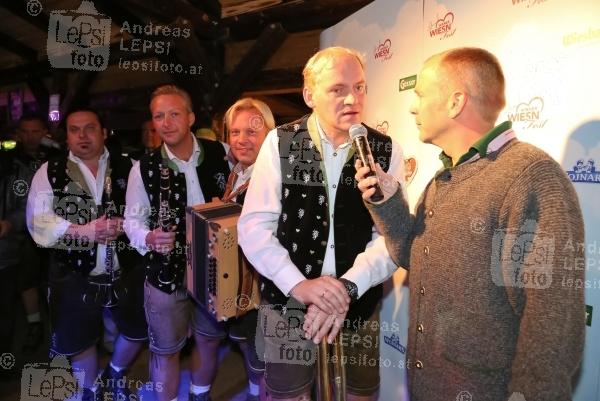 Wiener Wiesn 2014 – Eröffnung 25.09.2014 | Wiener Prater/Kaiserwiese | Oktoberfest in Wien<br>Im Bild:<br> Die Edlseer -Pressekonferenz-PK i d ORF-Alm