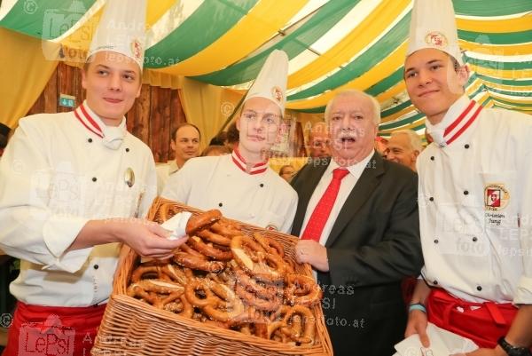 Wiener Wiesn 2014 – 5.Tag 25.09.2014 | Wiener Prater/Kaiserwiese | Oktoberfest in Wien<br>Im Bild:<br> Bgm Michael Häupl -Wiener Wirtn-Tag