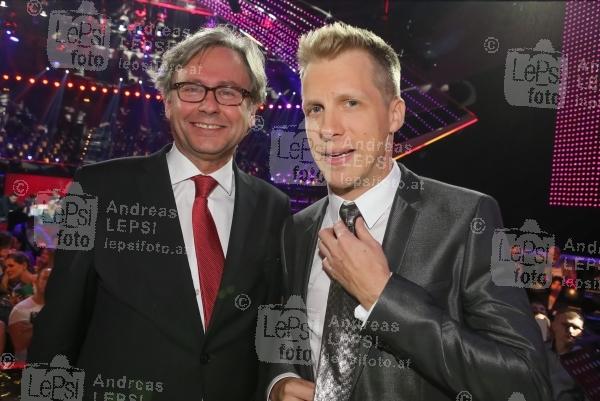 07.11.2014 |  ORF-Zentrum |  ORF, TV-Show <br>im Bild:<br> Alexander Wrabetz, Oliver Pocher