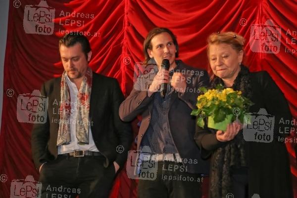 03.03.2015 |   Gartenbau Kino |  Wien-Premiere des neuen Brenner-Krimis<br>im Bild:<br> Hary Prinz, Christopher Sch&auml;rf, Margarethe Tiesel