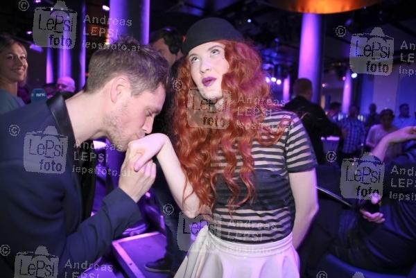 EUROVISION JAM NIGHT - SKANDINAVIEN 15.05.2015 | Chaya Fuera | Side-Event im Rahmen d. EUROVISION SONG CONTEST 2015 in WIEN<br>im Bild:<br> Mørland u. Debrah Scarlett -f. Norwegen