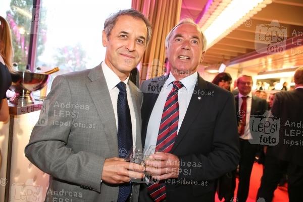 ORF GET-TOGETHER 15.09.2015 | ORF Zentrum | anlässlich d. Programmpräsentation 2016<br>im Bild:<br> Marcel Koller, Karl Schranz