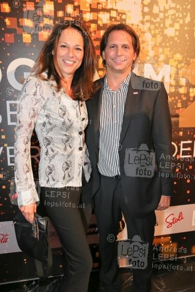 ORF GET-TOGETHER 15.09.2015 | ORF Zentrum | anlässlich d. Programmpräsentation 2016<br>im Bild:<br> Vera Russwurm, Oliver Böhm -ORF Enterprise