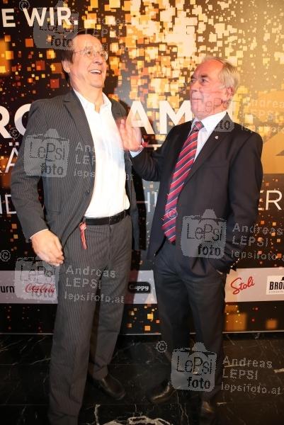 ORF GET-TOGETHER 15.09.2015 | ORF Zentrum | anlässlich d. Programmpräsentation 2016<br>im Bild:<br> Hans Mahr, Karl Schranz