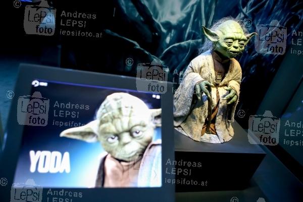 17.12.2015 |  MAK Wien |  ViP Opening zur Ausstellung aus dem Lucasfilm-Archiven<br>im Bild:<br> YODA -das Original a d Film