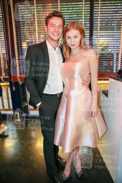 ESC 2016 - LYCKA TILL - ZOE! 27.04.2016 | Summerstage | Farewell-Party zum Eurovision Song Contest 2016<br>im Bild:<br> ZOE Straub -mit Freund Kaspar Leuhusen