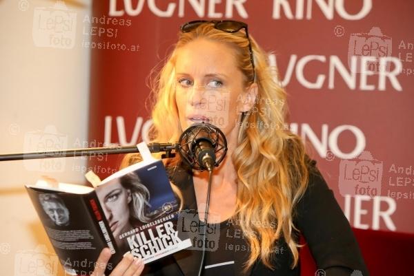 20.09.2016 |  Lugner Lounge |  Lilian Klebow liest aus dem ersten Roman der SOKO DONAU-Reihe | PR Robin Consult<br>im Bild:<br> Lilian Klebow