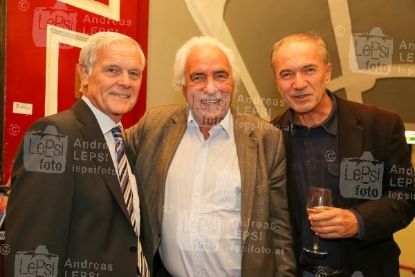 GEHEIMAKTE TRIPOLIS 11.10.2016 |  Freie Bühne Wieden |  Premieren Abend in Wieden | MTT PR <br>im Bild:<br> Gerald Szyszkowitz, Johannes Terne