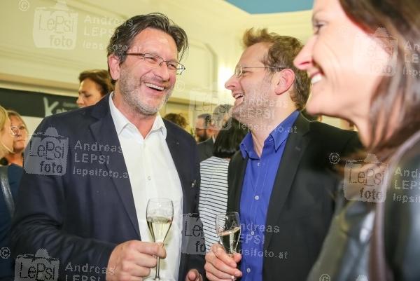 Österreichischer Kabarettpreis 2016 08.11.2016 |  Wiener Urania |  Verleihungsgala<br>im Bild:<br> Martin Böhm, Andreas Ferner