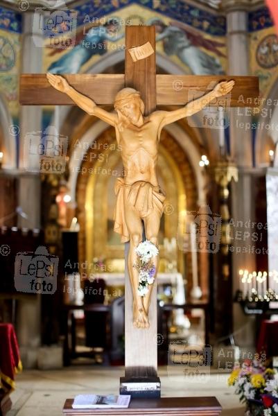 25.02.2017 |  Venedig/Italien |  eine lange venezianische Tradition <br>im Bild:<br> Cimitero di San Michele - Kruzifix, gekreuzigter Christus