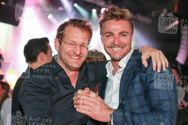 Medianet Xpert Night 06.04.2017 | Bank Austria Halle/Gasometer | die Gala der Branchenexperten!<br>im Bild:<br> Andreas Ferner, Leo Hillinger