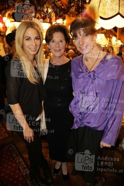 MyKi CHARITY-NEUJAHRSDINNER 10.01.2018 | Marchfelderhof/Deutsch-Wagram | unter dem Motto DER GROSSE GATSBY<br>im Bild:<br> Yvonne Rueff, Ingrid Wendl, Claudia Kristofics-Binder