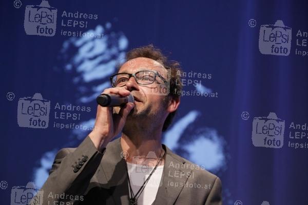 Verleihung d. CCA-VENUS 03.05.2018 | Gösserhalle | Creativ Club Austria verleiht den wichtigsten Kreativ-Preis des Landes<br>im Bild:<br> Gerald Votava, -a d Bühne,