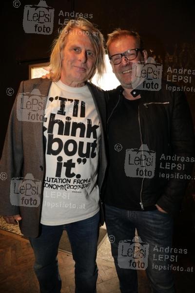 CHRISTOPHER JUST - Catania Airport Club 16.05.2018 | Wiener Ateliertheater | Lesung u. Buchpräsentation<br>im Bild:<br> Rudi Nemeczek, Eberhard Forcher,