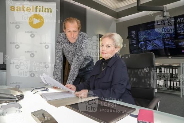 22.10.2018 |  Am Set |  der ORF Krimi in 200 Folgen | PR Robin Consult u. Satel Film<br>im Bild:<br> Brigitte Kren, Helmut Bohatsch,