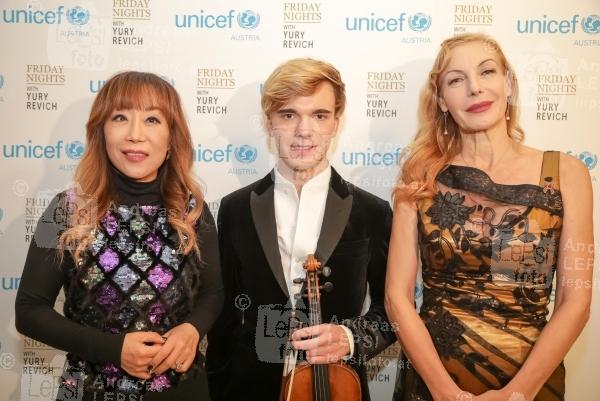 22.11.2018 |  Theater an der Wien |  Charity Gala für UNICEF Österreich | PR FelberKultur<br>im Bild:<br> Sumi Jo, Yury Revich, Ute Lemper