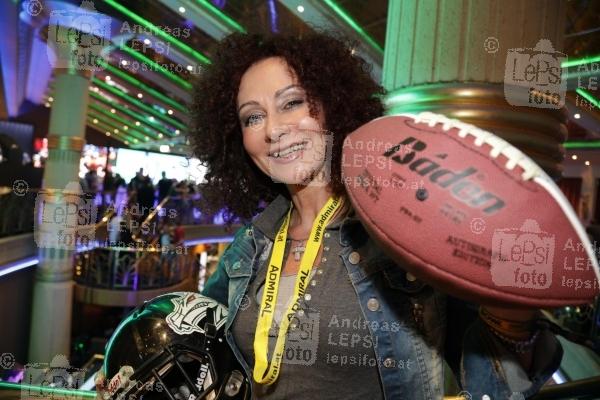 SUPERBOWL NIGHT 2019 03.02.2019 |  Admiral Arena Prater | Promis in der VIP ZONE<br>im Bild:<br>Christina Lugner,