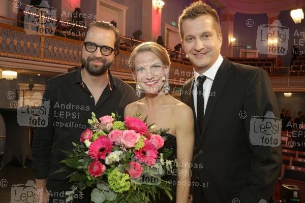 26.03.2019 |  Wiener Konzerthaus |  Werbepreis VÖZ<br>im Bild:<br> Gerald Fleischhacker, Kristina Sprenger, Oliver Polzer,