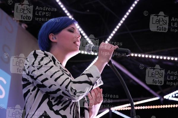 23.04.2019 |  Grelle Forelle |  Farewell-Party zum Eurovision Song Contest 2019 <br>im Bild:<br> Gabriela Horn - PAENDA -Limits, -live a d Bühne,