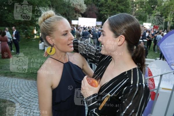 13.06.2019 |  Palais Schönburg |  Film-Hauptstadt Wien feiert International Emmy Awards -Jury<br>im Bild:<br> Lilian Klebow, Verena Altenberger,