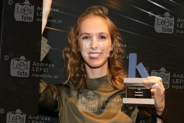 04.11.2019 |  Globe Wien |  Verleihungs-Gala<br>im Bild:<br> Sonja Pikart -Förderpreis
