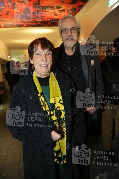 08.01.2020 |  Haydnkino Wien |  Oscar-nominierte Österreich Premiere<br>im Bild:<br> Walter Kindler -mit Gattin Ingrid Koller,