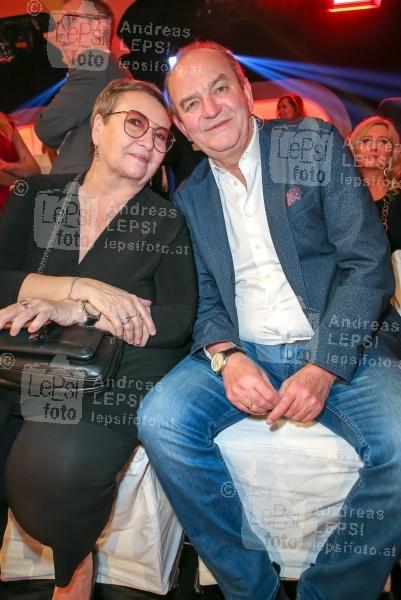 06.03.2020 |  ORF Zentrum | TV-Show<br>im Bild:<br>Herbert Prohaska -mit Gattin Elisabeth