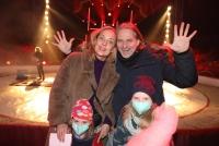 26.12.2021 |  Donaumarina Wien |  VIP-Premiere von Circus Louis Knie neuer Wintershow in Wien | Robin Consult<br>im Bild:<br> Lilian Klebow, Erich Altenkopf,