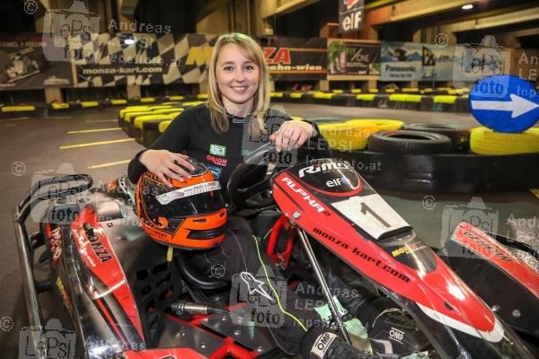 NASCAR-Challenge mit ALINA LOIBNEGGER 15.03.2022 | Monza Kartbahn | Österreichs schnellste Frau a.d. Kartbahn<br>im Bild:<br> Alina Loibnegger -Nascar Pilotin,