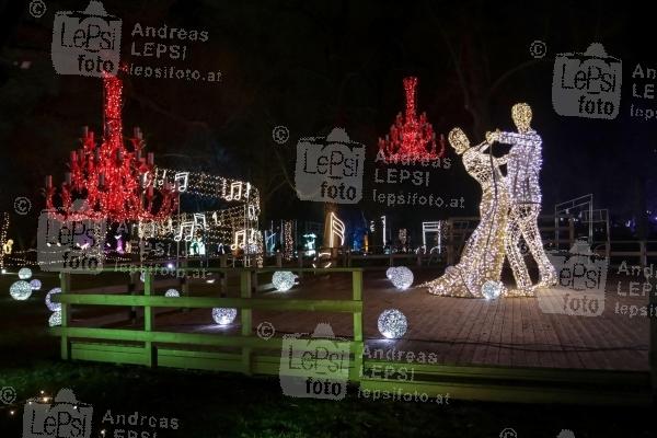 08.12.2022 |  Europahaus Wien |  Zauberhafter Lichterpark eröffnet in Wien<br>im Bild:<br> Stimmung u Übersicht,