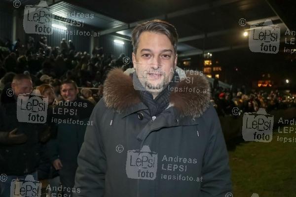 12.12.2022 |  SR Donaufeld |  Wiens spektakulärster Perchtenlauf!<br>im Bild:<br> StR Dominik Nepp,