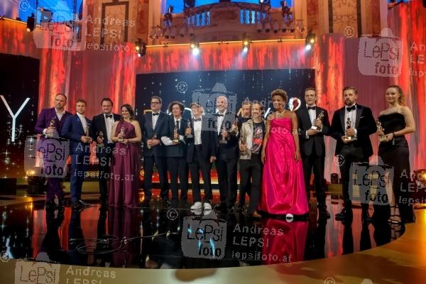 22.04.2023 |  Wiener Hofburg |  Gala-Verleihung des Fernseh-Preises von ORF u. KURIER<br>im Bild:<br> All Stars - Gruppenbild,
