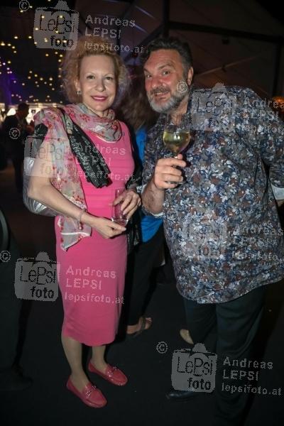 Österreichischer Filmpreis 2023 15.06.2023 | Globe Wien | Verleihungsgala d. Akademie des Österreichischen Films<br>im Bild:<br> Sunnyi Melles, Martin Leutgeb,