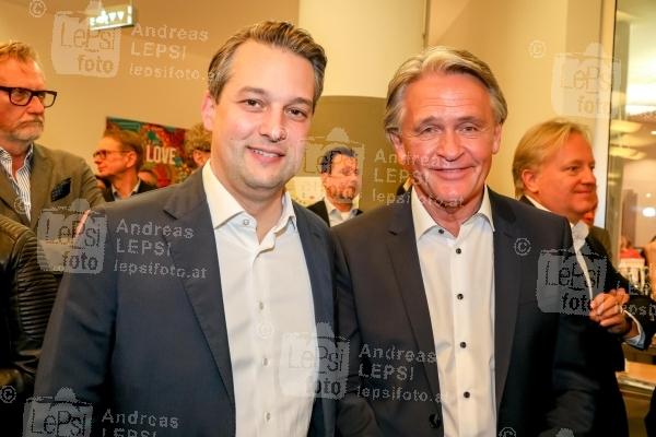 FRÜHLINGSFEST ORF WIEN 20.03.2024 | Studio Wien | Am neuen Standort in Wien<br>im Bild:<br> VBm Dominik Nepp, Peter Westenthaler,